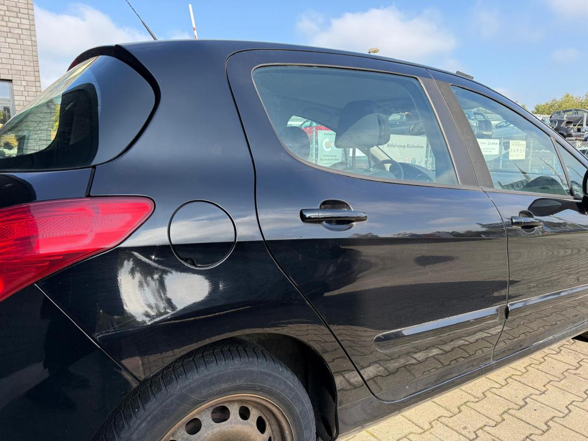 Peugeot 308 I original Tür hinten rechts KTV Schwarz Perla Nera Rohbau 5-T BJ09